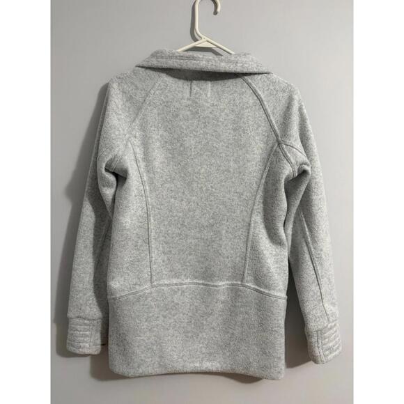 Thread & Supply Blue Zip Up Jacket Womens Small Full Zip Cozy Fleece Lined - Picture 6 of 9